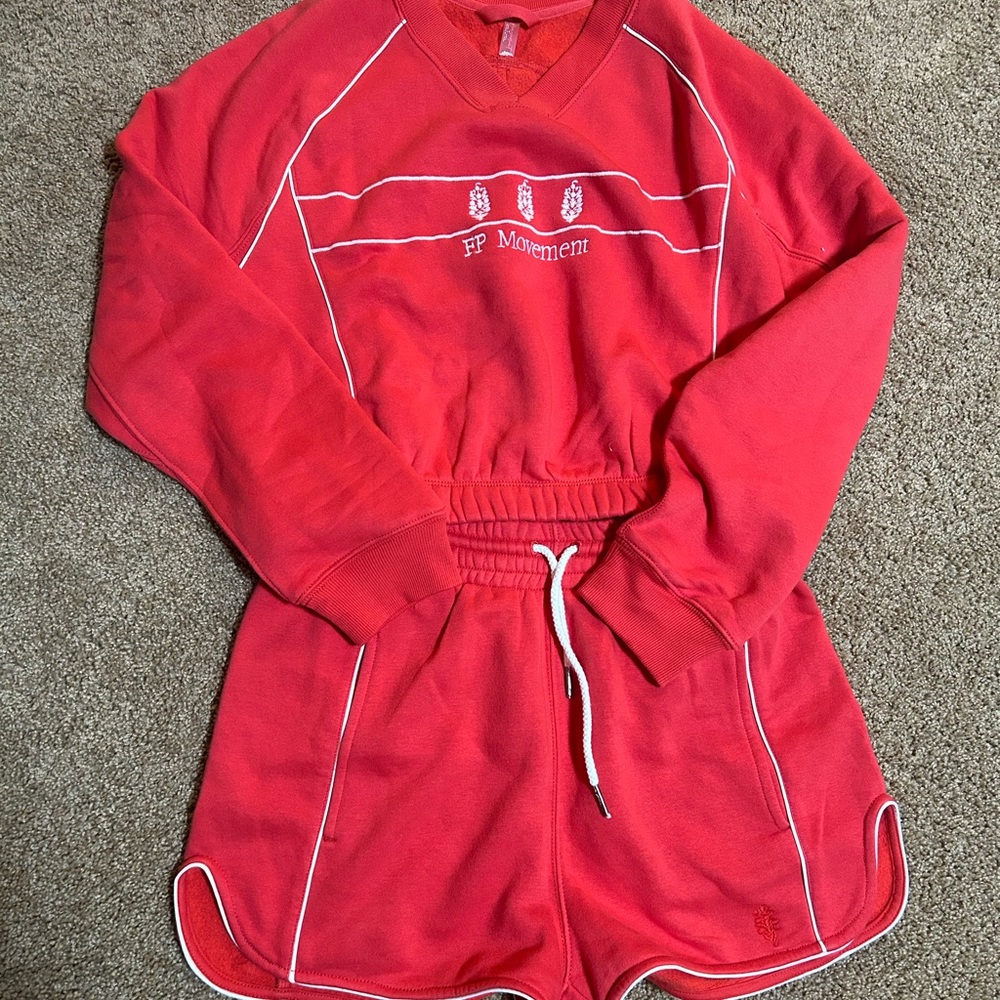 FP Movement by Free People Red Athletic Set